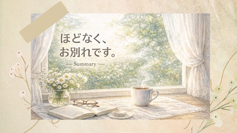 まとめページ ほどなくお別れです