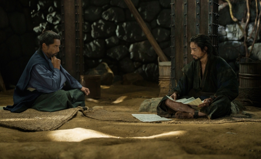 地下牢の荒木村重と黒田
